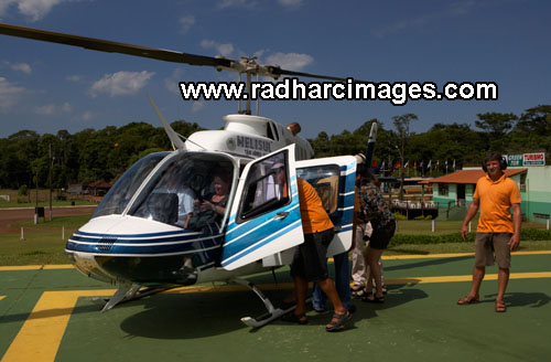 Helicopter flight - Iguazu Falls