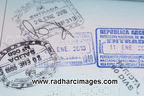 passport stamps visas
