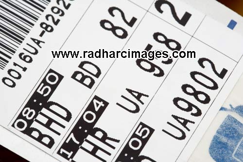 airline baggage tag