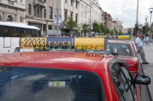dublin taxi rank in oconnell street