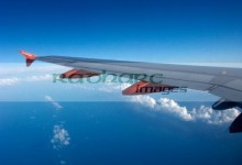 easyjet plane flying in blue sky